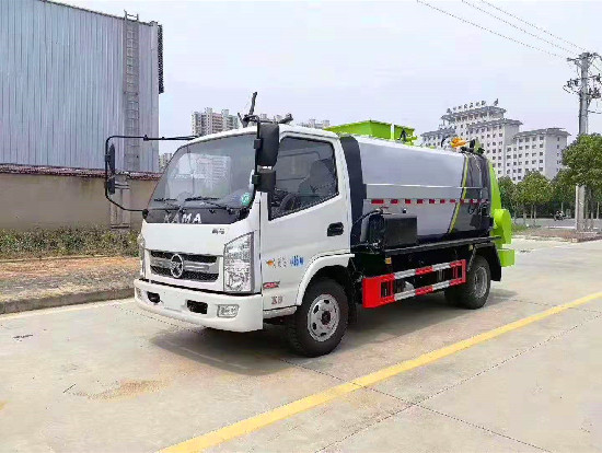 凱馬國六藍(lán)牌5方餐廚垃圾車